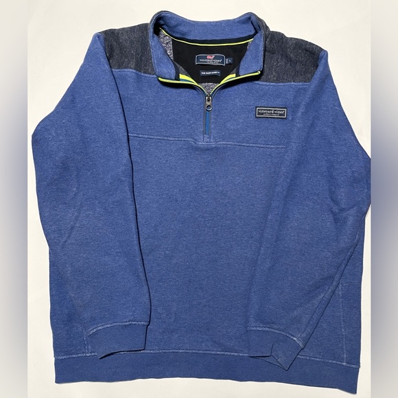 VINEYARD VINES Mens Saltwater Fleece Shep Shirt - Picture 6 of 8